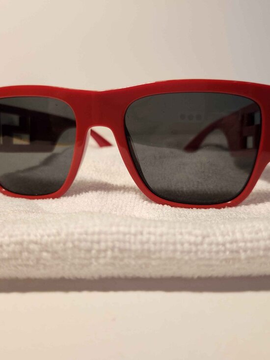 Versace VE4403 Red Medusa Greca Shield Sunglasses 534487 Made in Italy main image 5